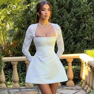 BabyBoo SADIE MINI DRESS - IVORY